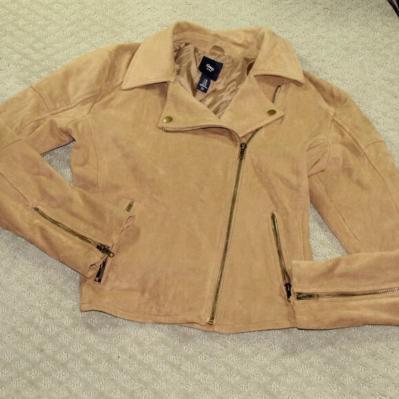 GAP Jackets & Blazers - Gap Women's Size 10 Suedette Moto Jacket